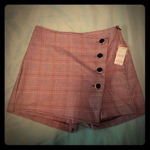 Bongo -- Plaid Mini Skort